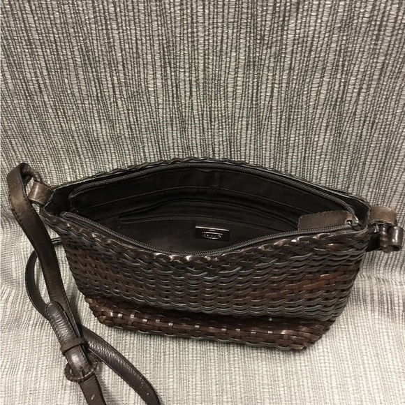 Talbots Brown Crossbody Woven Bag Set - Picture 8 of 10